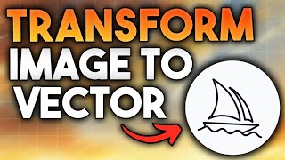Image from Midjourney Into Vector Artwork