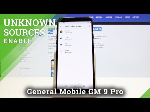 How to Allow Unknown Sources in GENERAL MOBILE GM 9 Pro - Install Apps