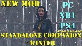 Fallout 4: New Mod - Companion Mod + Unique Weapon (PS4, XB1, PC)