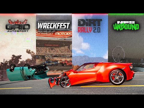 CRASH PHYSICS in Modern Racing Games