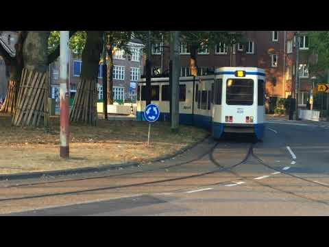 [4K] Tram 16 vertrekt voor één van de laatste keren uit Haarlemmermeerstation!