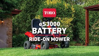 Meet Toro’s all-new 72 volt battery ride-on mower!
