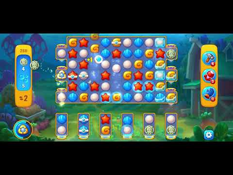 Fishdom 2511 - Hard Level (11 Moves)