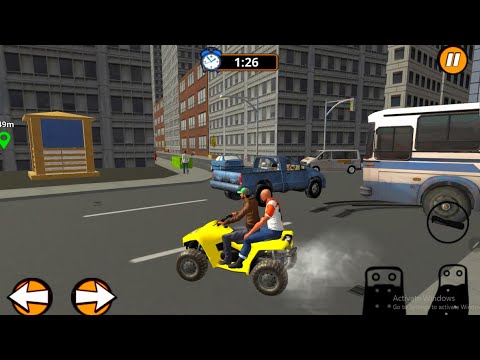 Atv Taxi Driver: Quad Bike Simulator 2021 - Android GamePlay On PC