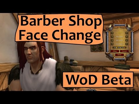 Change Your Face at the Barber Shop in Warlords of Draenor - WoD Beta