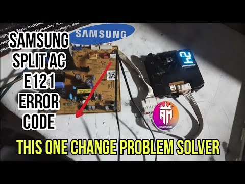 Samsung ac E121 error code