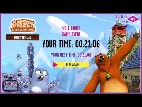 Grizzy And The Lemmings Find Them All New Cartoon Network Game