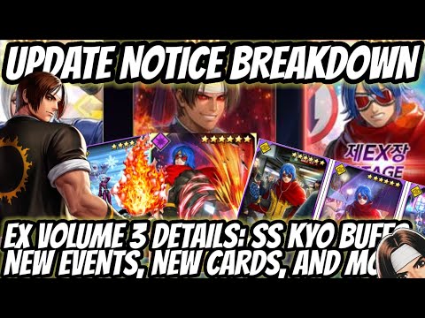 KoFAS News Round - Up: EX Volume 3 Update Notice Breakdown & Discussion