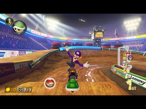 Mario Kart 8 Deluxe: GCN Waluigi Stadium [1080 HD]