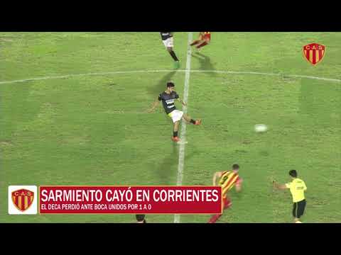 RESUMEN BOCA UNIDOS 1 SARMIENTO 0 FECHA 14 FEDERAL A