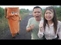 CHASED BY TUNG TUNG SAHUR WE HAVE TO RUN QUICKLY