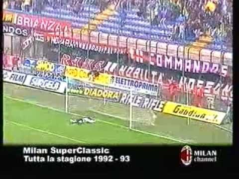 Milan-Sampdoria 4-0 stagione 92-93