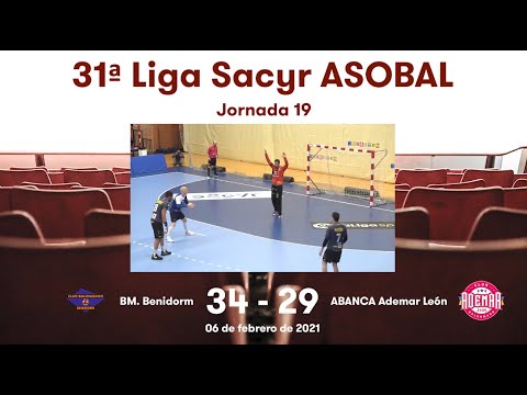 31ª Liga Sacyr ASOBAL J19: BM. Benidorm - ABANCA Ademar León 34-29