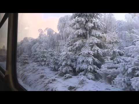 Jízda vlakem Os 26805 (ČD 810.538) - Trať 135, 25. 1. 2014