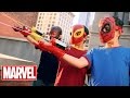 Marvel Toys Ultimate Spider Man Color Shock Slingers Masks T V Spot Hasbro