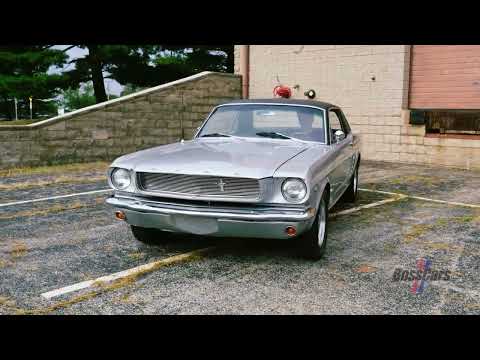 LowMileage 1966 Mustang Coupe Silver Frost – 14,933 Miles | Factory 289, A/C, RallyPac, Dual Exhaust