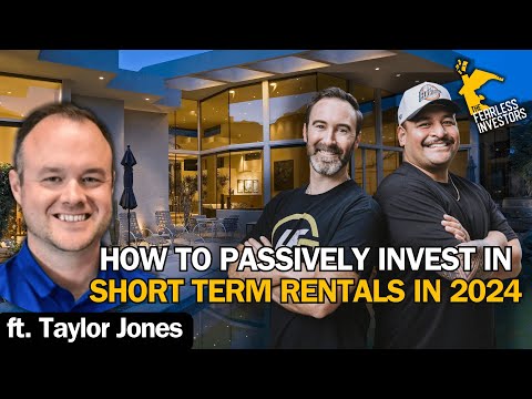 How to Passively Invest in STRs in 2024 | Taylor Jones