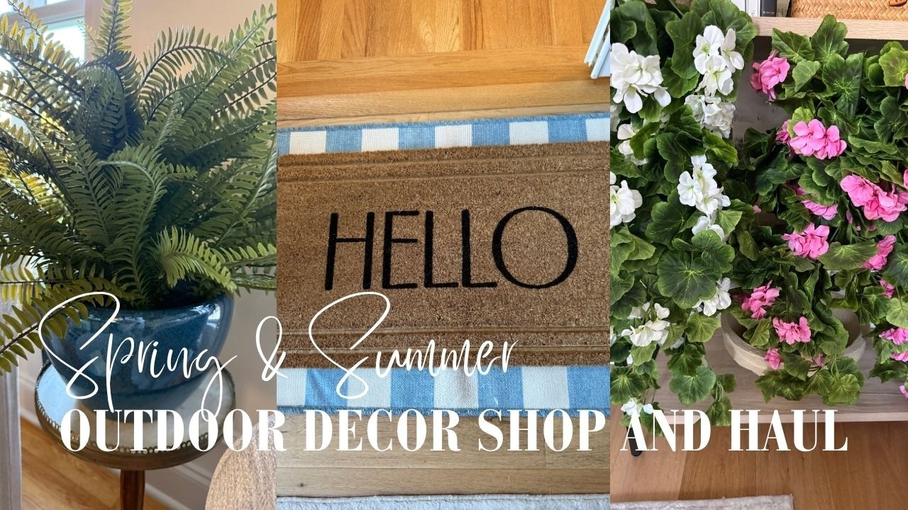 OUTDOOR SPRING AND SUMMER 2026 DECOR HAUL | Budget outdoor front porch decor