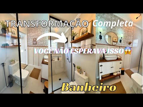 Complete bathroom makeover on a budget with amazing results!