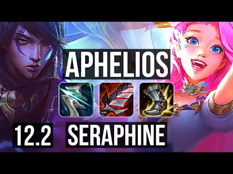 APHELIOS & Janna vs SERAPHINE & Sona (ADC) | Rank 5 Aphelios, 12/1/3 | EUW Challenger | 12.2