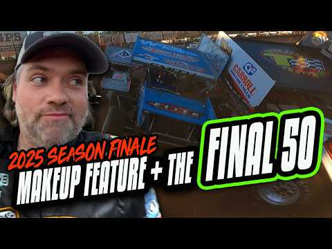 Last Race Day of 2025 - Get Some!🏁Dirt Track 410 Sprint Car Racing