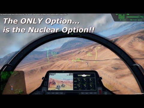 Let's Play Nuclear Option Insane Advanced Fighter/Bomber Combat Simulator Early Access