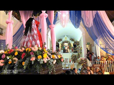 Entrada de la festiva procesión de la Virgen de Candelaria de San Lorenzo Suchitepéquez Febrero 2026