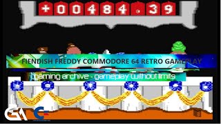 Commodore C64 Fiendish Freddy's Big Top o' Fun 1989 Retro Gameplay Teaser Arcade Style Retro Gaming