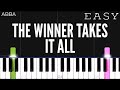 ABBA The Winner Takes It All EASY Piano Tutorial