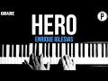 Enrique Iglesias - Hero Karaoke Acoustic Piano Instrumental