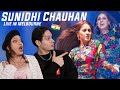 There's LEVELS to Live Performing | Waleska & Efra react to Sunidhi Chauhan Live in Australia