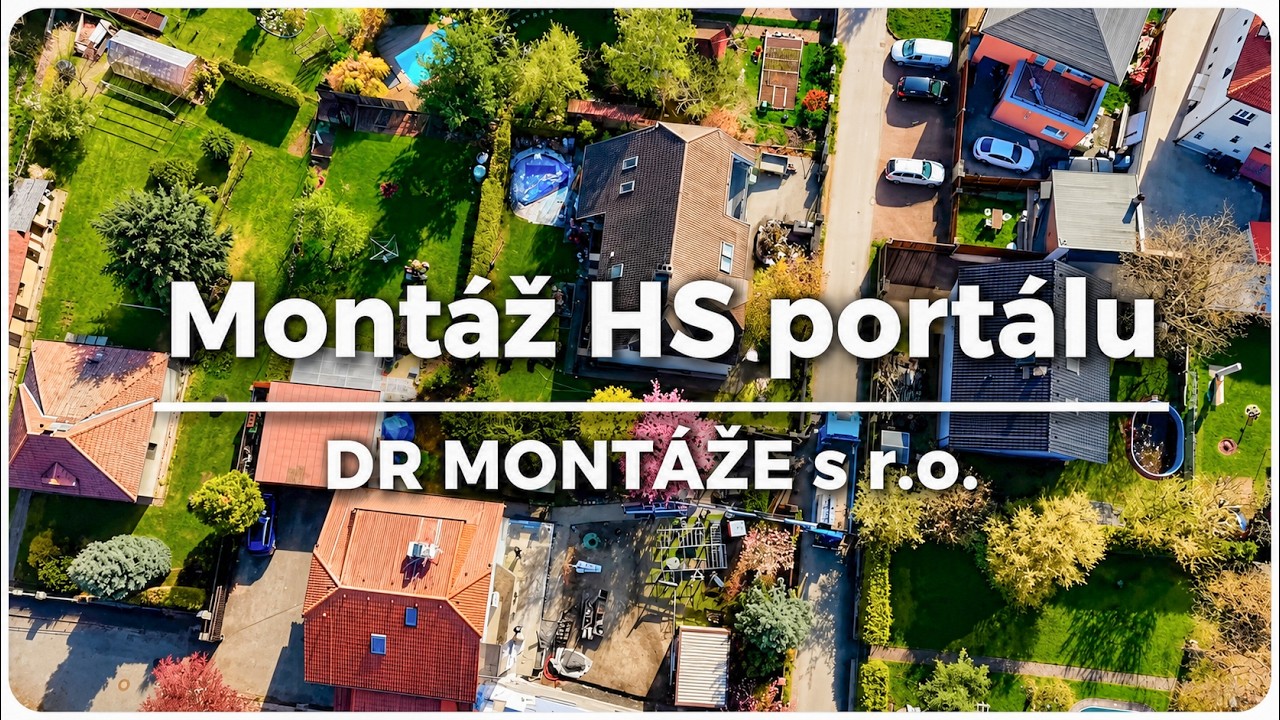 Montáž HS portálu