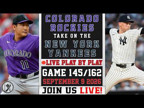 🔴 LIVE Rockies vs Yankees | Sugano vs Warren | PLAY-BY-PLAY