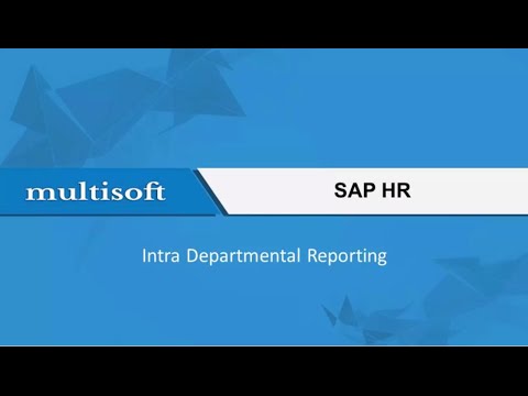 Sample Video of SAP HR Intradepartmental Reporting Online Training  