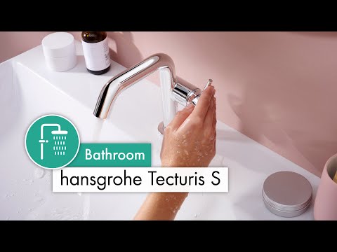 Tvättställsblandare Hansgrohe Tecturis S Fine 210 CoolStart med Svängbar Pip och Push-open Ventil