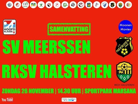 Samenvatting SV Meerssen-RKSV Halsteren 26-11-2017