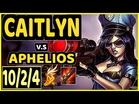 PADDEN (CAITLYN) vs APHELIOS - 10/2/4 KDA BOTTOM ADC GAMEPLAY - EUW Ranked MASTER