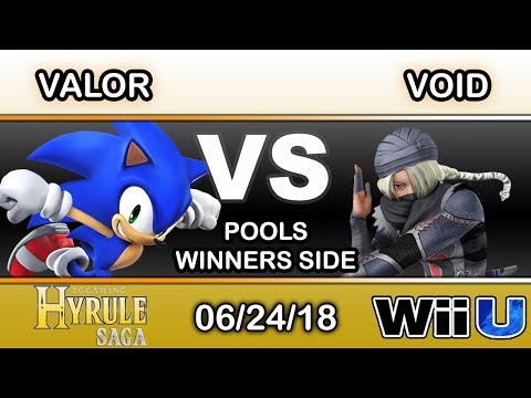 Hyrule Saga - VaLoR (Sonic) Vs. CLG | VoiD (Sheik) Pools - Smash 4