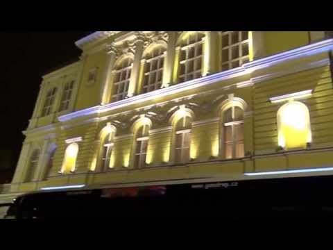 Prag Zofin Palace Garden Restaurant in Prague von aussen im Garten Eingang