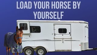 Barn Hack: How to load a horse by yourself
