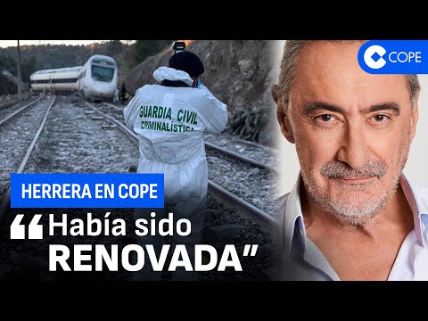 Herrera, on the train accident: "It's difficult to explain why it happened on a straight stretch ...