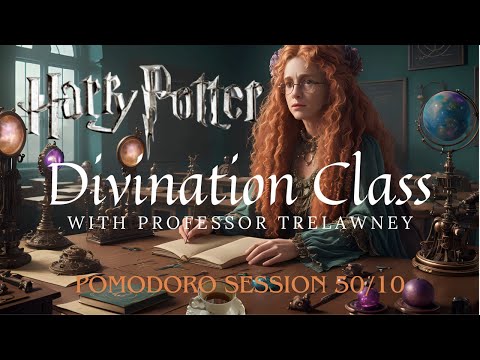 Harry Potter Ambience 📚 Divination Class with Professor Trelawney 🔮 Pomodoro Session 50/10
