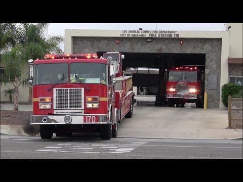 Fire trucks responding - BEST OF 2018