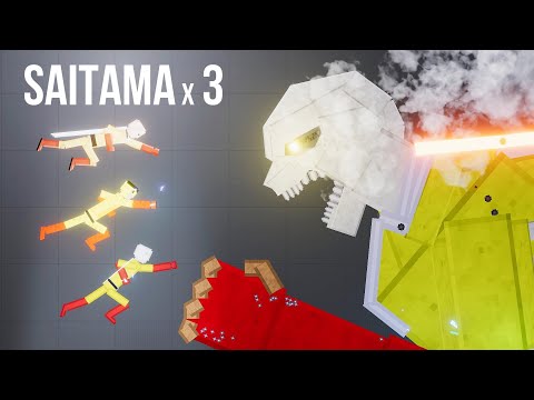SAITAMA TRIO VS SAITAMA TITAN - People Playground