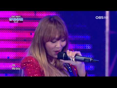 121111 Sistar - Alone @ OBS Harmony Concert