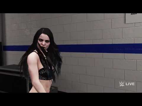 WWE 2K18 Ryona リョナ Paige vs. Sasha Banks match all supermoves and takedowns on sasha