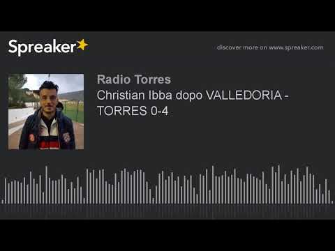Christian Ibba dopo VALLEDORIA - TORRES 0-4