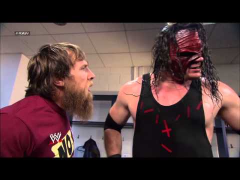 Kane and Daniel Bryan are attacked while arguing about their match against The Shield: Raw, April 22