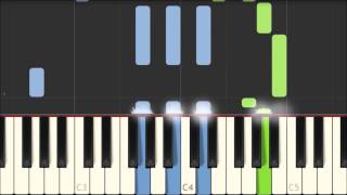 Amazing Grace - Traditional American Melody [Piano Tutorial] (Synthesia)