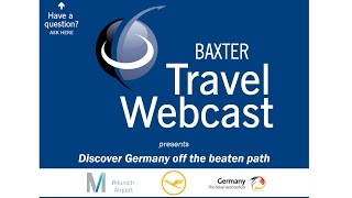 Recorded Webcast: Germany Off the Beaten Path